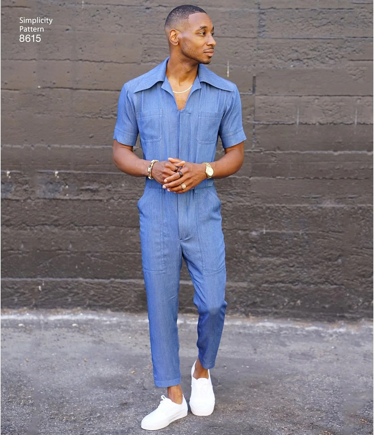 الگوهای خیاطی سرهمی و جامپسوت مردانه Simplicity US8615BB اثر Mimi G Style، سایزهای 44-52 الگوهای خیاطی سرهمی و جامپسوت مردانه Simplicity US8615BB اثر Mimi G Style، سایزهای 44-52