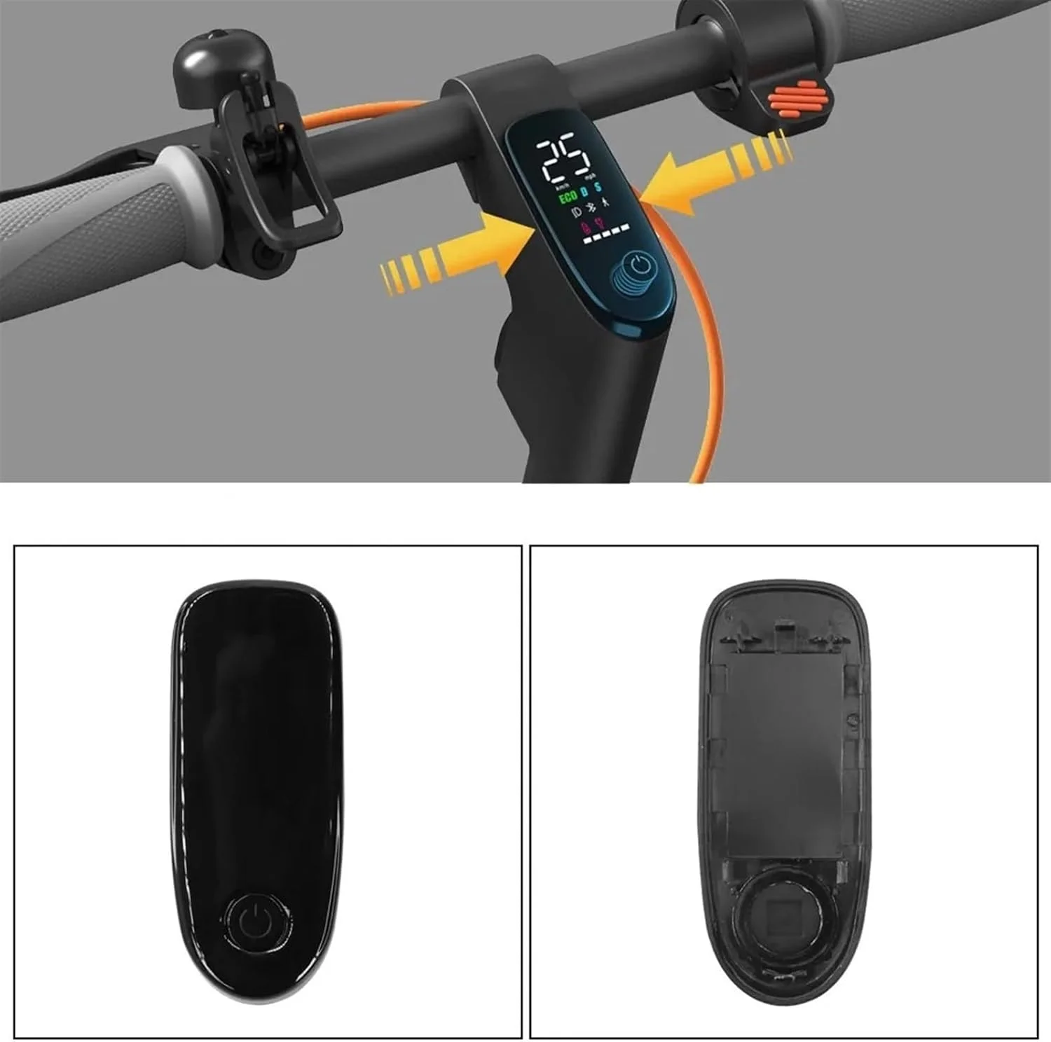 روکش داشبورد نمایشگر Wivplex، مناسب برای Segway، Ninebot، اسکوتر برقی F40 F30 F20 سری F، قطعات قاب پلاستیکی ابزار اسکیت بورد، داشبورد اسکوتر برقی