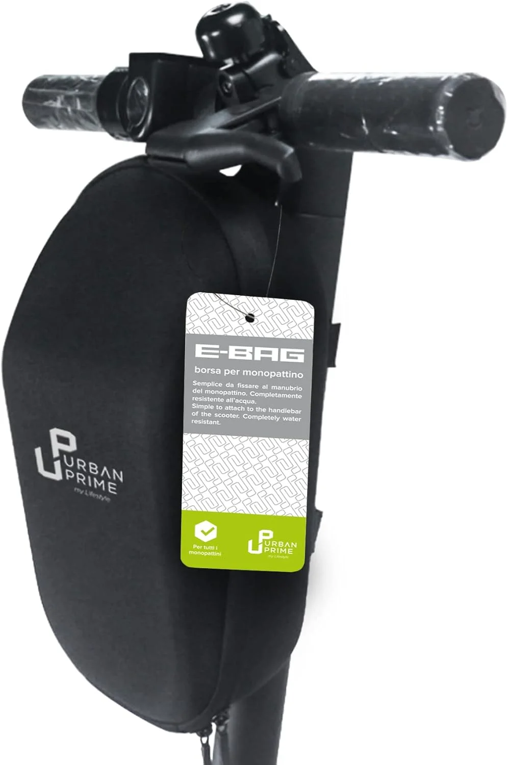 کیف اسکوتر برقی Urban Prime، کیف دسته اسکوتر ضد آب 2 لیتری، مشکی کیف اسکوتر برقی Urban Prime، کیف دسته اسکوتر ضد آب 2 لیتری، مشکی