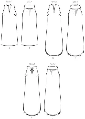 الگوهای خیاطی باتریک 6551 ZZ سایزهای بزرگ-2X-بزرگ، لباس زنانه، کاغذی، چند رنگ، 17 x 0.5 x 22 سانتی متر