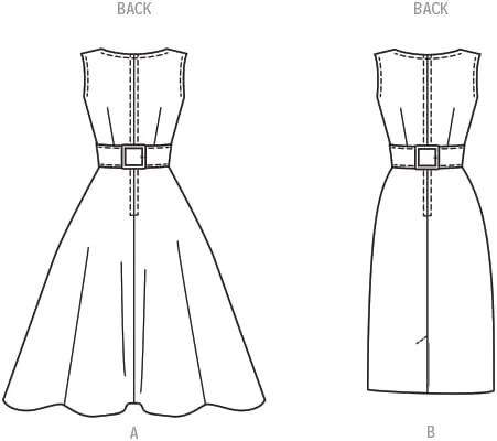 الگوی خیاطی جامپر یقه باز زنانه Butterick مدل قدیمی دهه 1960، کد طراحی B6955، سایزهای 18-20-22-24-26