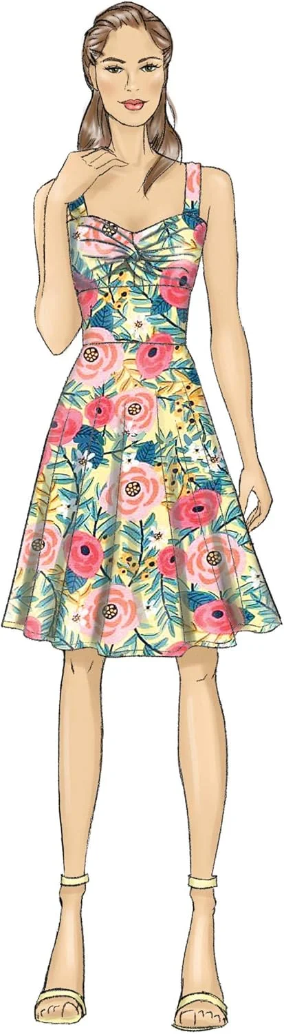 الگوی خیاطی Butterick R10221 / 6679 - لباس زنانه، سایز: A5 (6-8-10-12-14) الگوی خیاطی Butterick R10221 / 6679 - لباس زنانه، سایز: A5 (6-8-10-12-14)