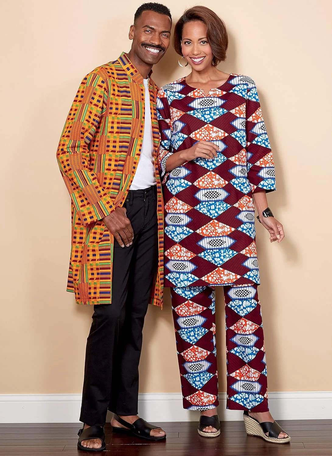 الگوهای خیاطی باتریک 6534 XN، کت، تونیک و شلوار زنانه/مردانه، سایزهای XL-XXXL، کاغذی، چند رنگ، 17 x 0.5 x 22 سانتی متر