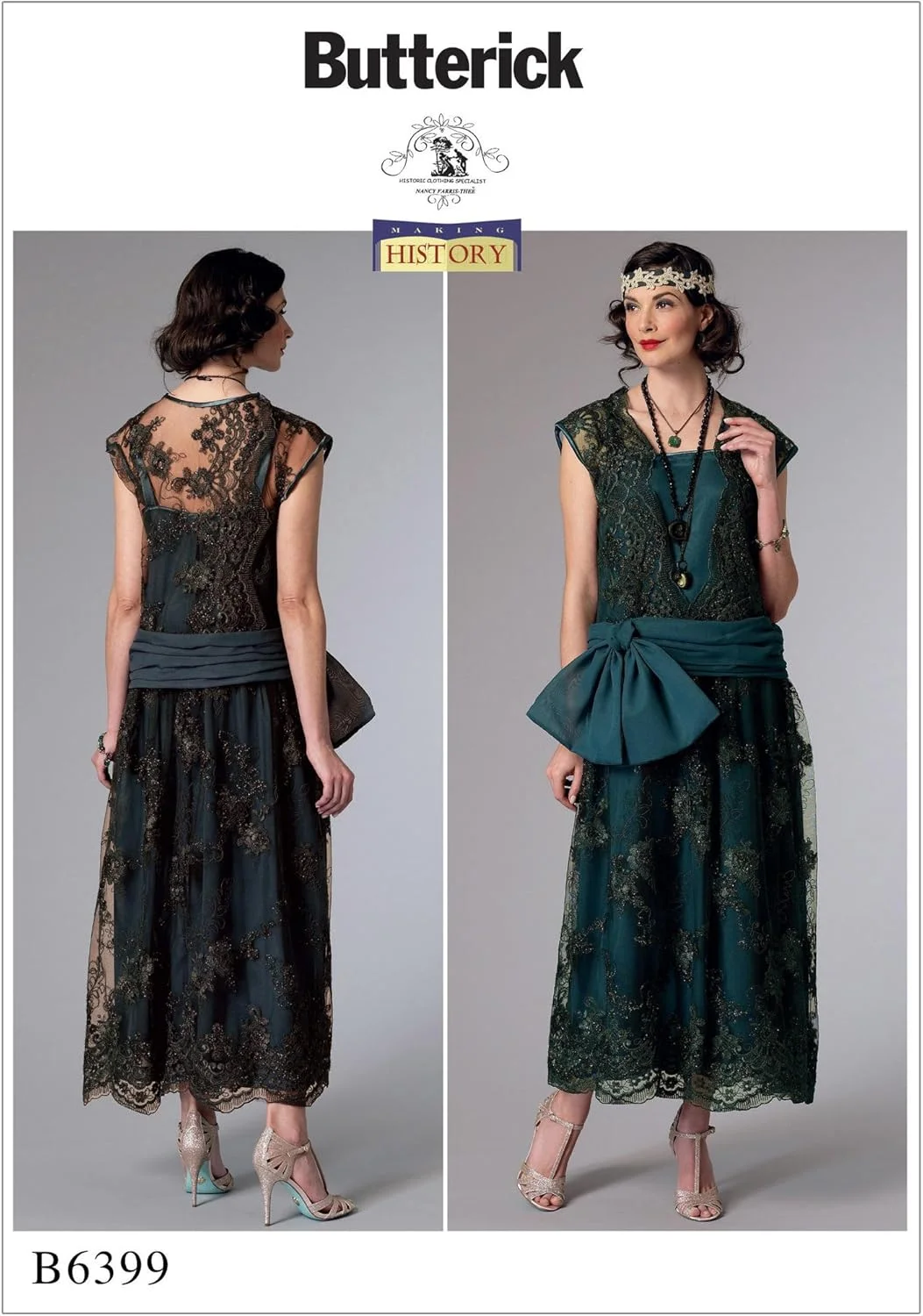 الگوهای خیاطی باتریک مدل Butterick 6399 A5 لباس زنانه چند رنگ، سایزهای 6-14 الگوهای خیاطی باتریک مدل Butterick 6399 A5 لباس زنانه چند رنگ، سایزهای 6-14