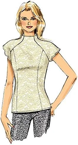 الگو خیاطی تاپ زنانه Butterick Patterns B6134، سایز E5 (14-16-18-20-22) الگو خیاطی تاپ زنانه Butterick Patterns B6134، سایز E5 (14-16-18-20-22)