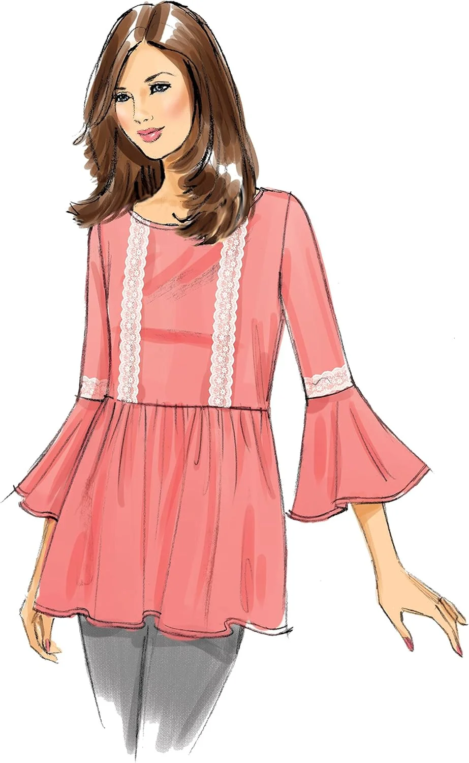 الگوهای خیاطی باتریک 6486 Y، تاپ زنانه، سایز XSM-MED، کاغذی، چند رنگ، 17 x 0.5 x 22 سانتی متر الگوهای خیاطی باتریک 6486 Y، تاپ زنانه، سایز XSM-MED، کاغذی، چند رنگ، 17 x 0.5 x 22 سانتی متر