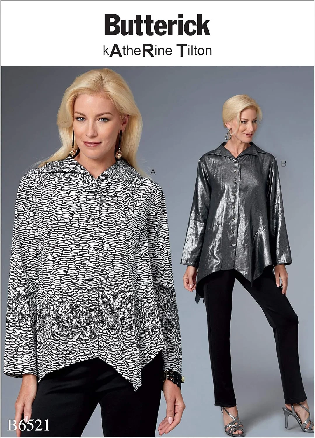 الگو خیاطی زنانه باتریک 6521 B5، الگوی تاپ، کاغذی، چند رنگ، 17 x 0.5 x 22 سانتی متر الگو خیاطی زنانه باتریک 6521 B5، الگوی تاپ، کاغذی، چند رنگ، 17 x 0.5 x 22 سانتی متر