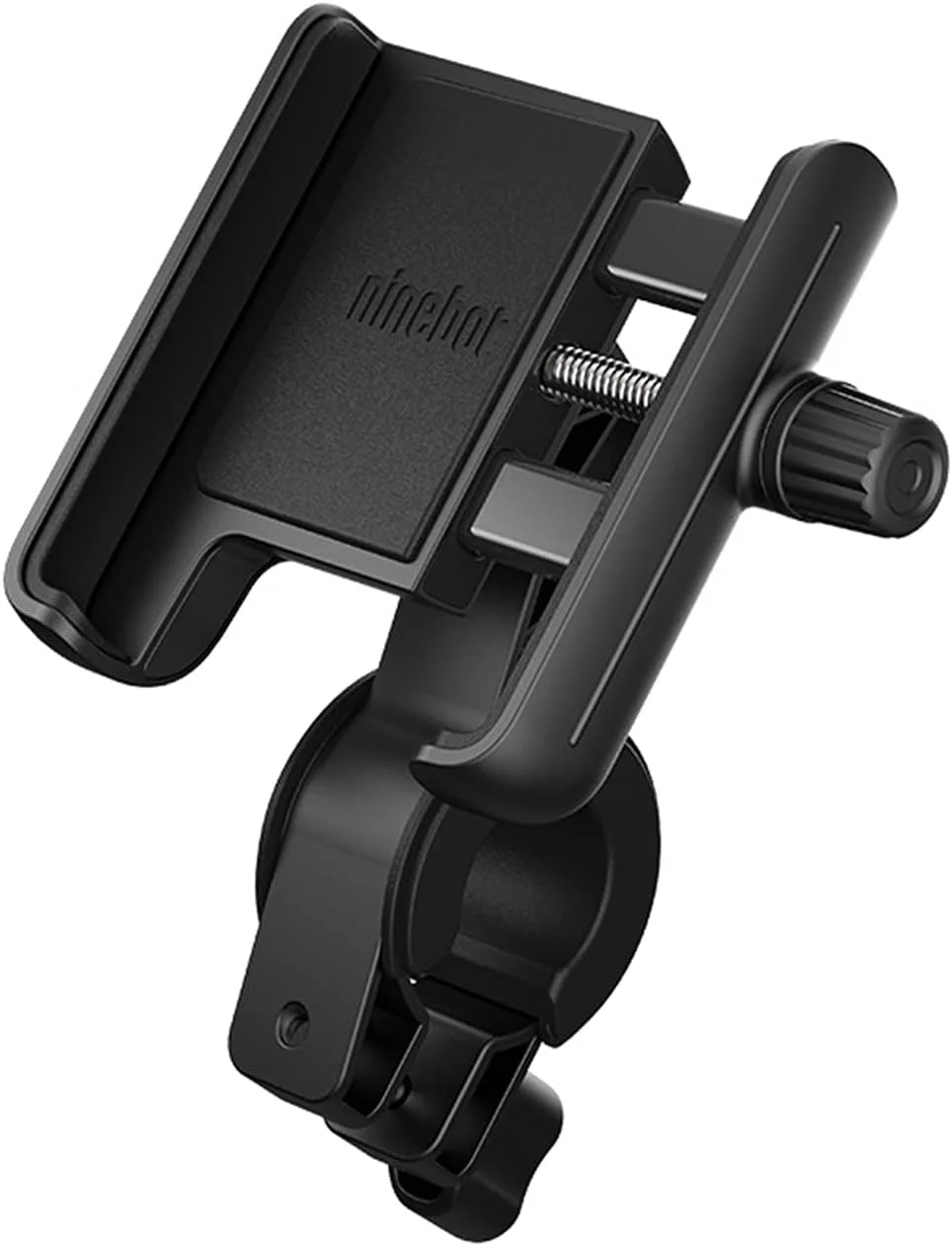 پایه نگهدارنده گوشی موبایل Segway Ninebot، قابل تنظیم برای اسکوتر برقی، دوچرخه و دسته فرمان موتور سیکلت، مناسب برای تمام آیفون ها، 12، 11، X، آیفون 8، سامسونگ گلکسی، نگهدارنده هر تلفن همراه 4-6.5 اینچی، مشکی