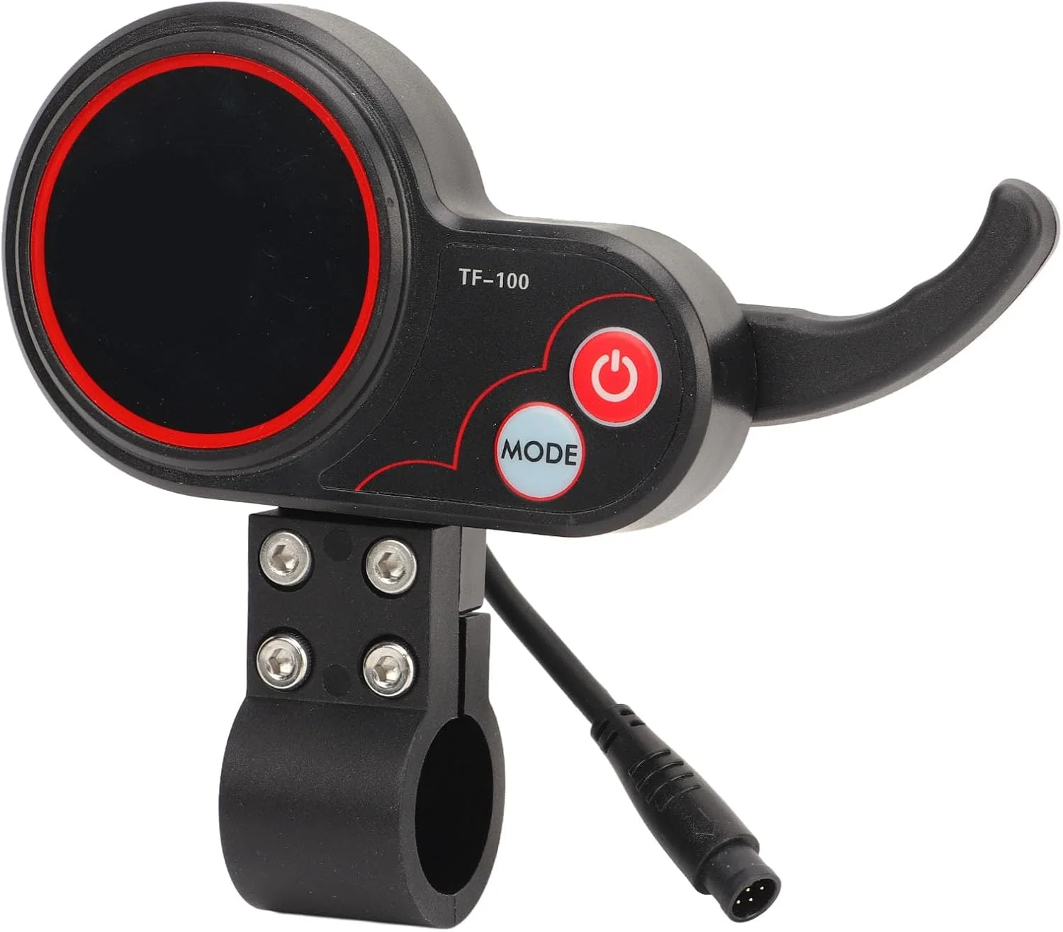 دریچه گاز برقی BROLEO با نمایشگر LCD، کانکتور ضد آب 6 پین، شارژ USB، نمایشگر چندگانه برای اسکوتر برقی Kugoo M4