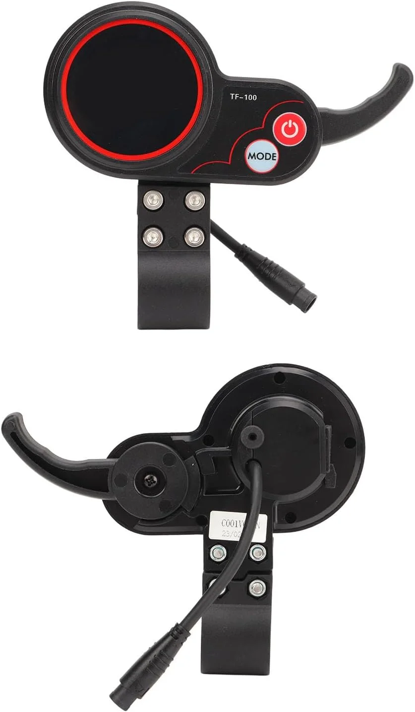 دریچه گاز برقی BROLEO با نمایشگر LCD، کانکتور ضد آب 6 پین، شارژ USB، نمایشگر چندگانه برای اسکوتر برقی Kugoo M4