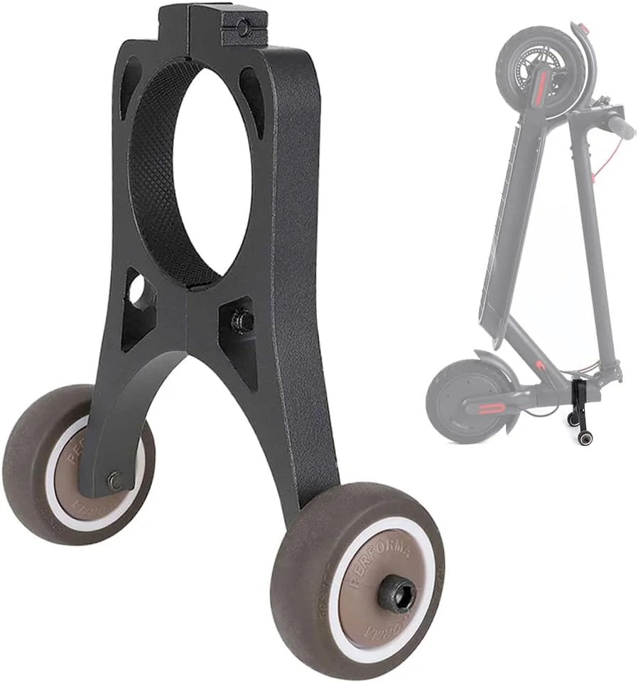 پایه نگهدارنده اسکوتر OUGETHER، پایه نگهدارنده اسکوتر برقی تاشو، برای اسکوتر برقی Xiaomi M365 1SPro، پایه نگهدارنده اسکوتر برقی برای چرخ کمکی Ninebot F40 F30 F20