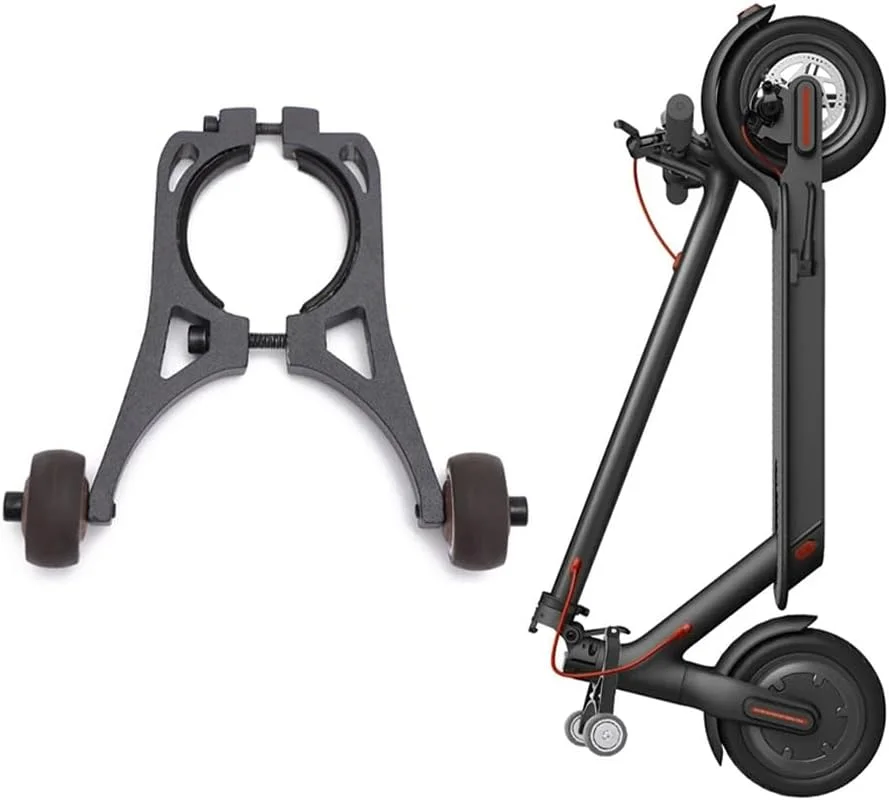پایه نگهدارنده اسکوتر OUGETHER، پایه نگهدارنده اسکوتر برقی تاشو، برای اسکوتر برقی Xiaomi M365 1SPro، پایه نگهدارنده اسکوتر برقی برای چرخ کمکی Ninebot F40 F30 F20