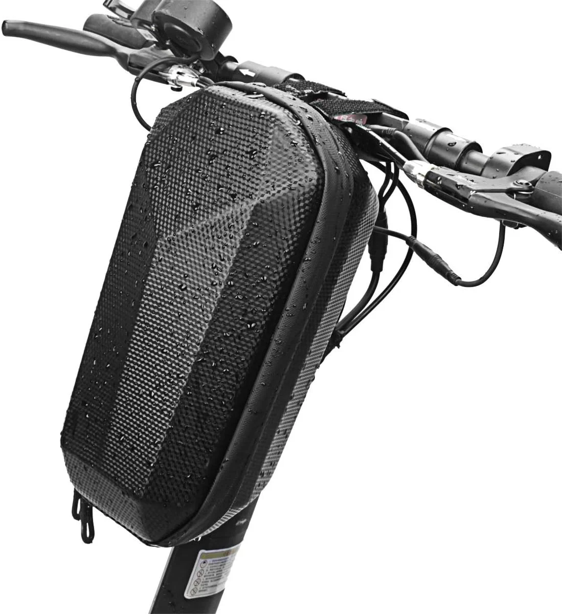 کیف اسکوتر 4 لیتری، کیف فرمان دوچرخه برقی، کیف آویز جلویی برای Xiaomi Mijia M365/M365 Pro/Segway ES1/ES2/ES3/Ninebot، برای حمل شارژر ابزار تعمیر ظرفیت بزرگ پوسته سخت EVA