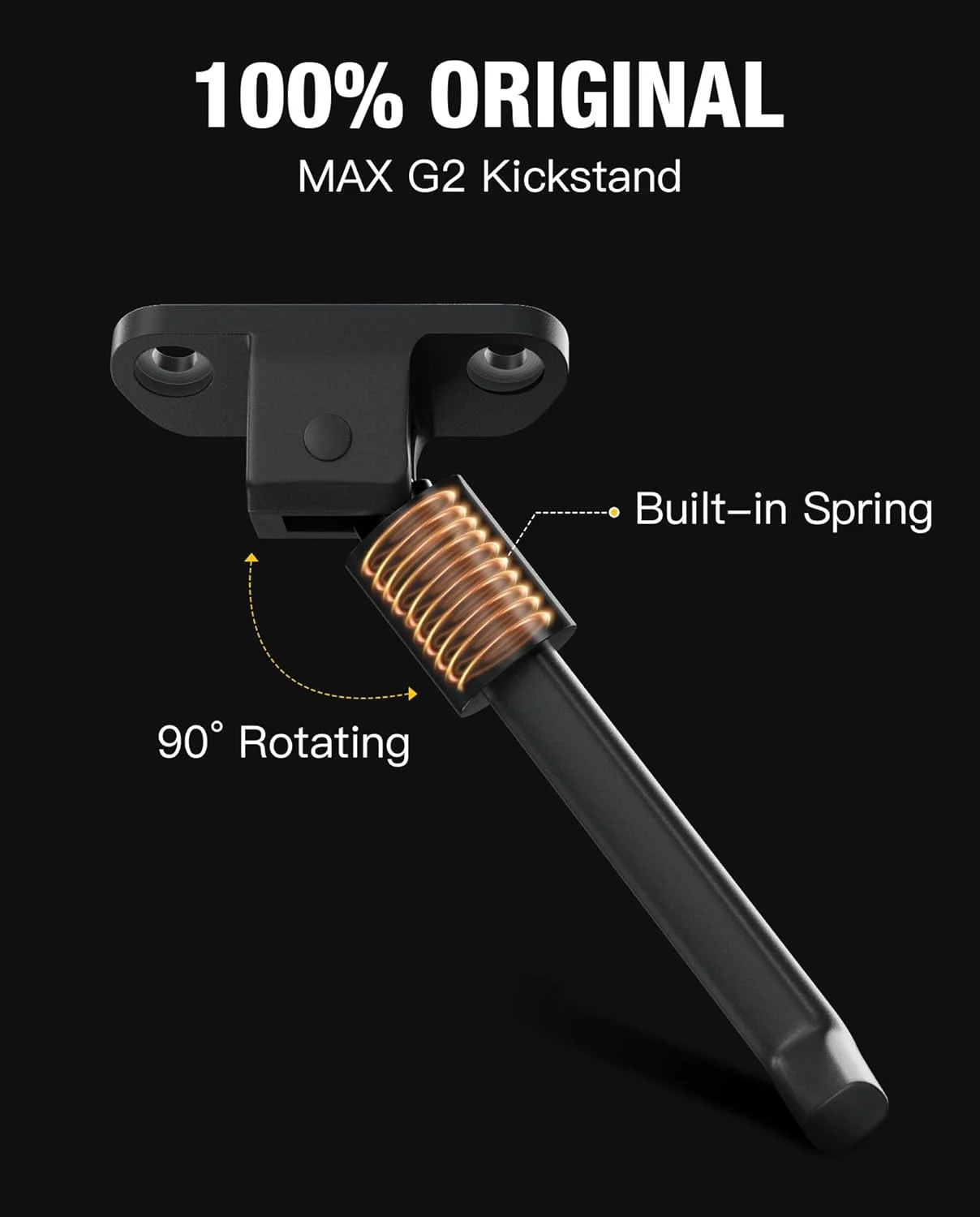 جک اسکوتر Stio سازگار با Ninebot by Segway MAX G2 G65 KickScooter، پایه جانبی آلیاژ آلومینیوم نگهدارنده پایه نگهدارنده اسکوتر لوازم جانبی اصلی