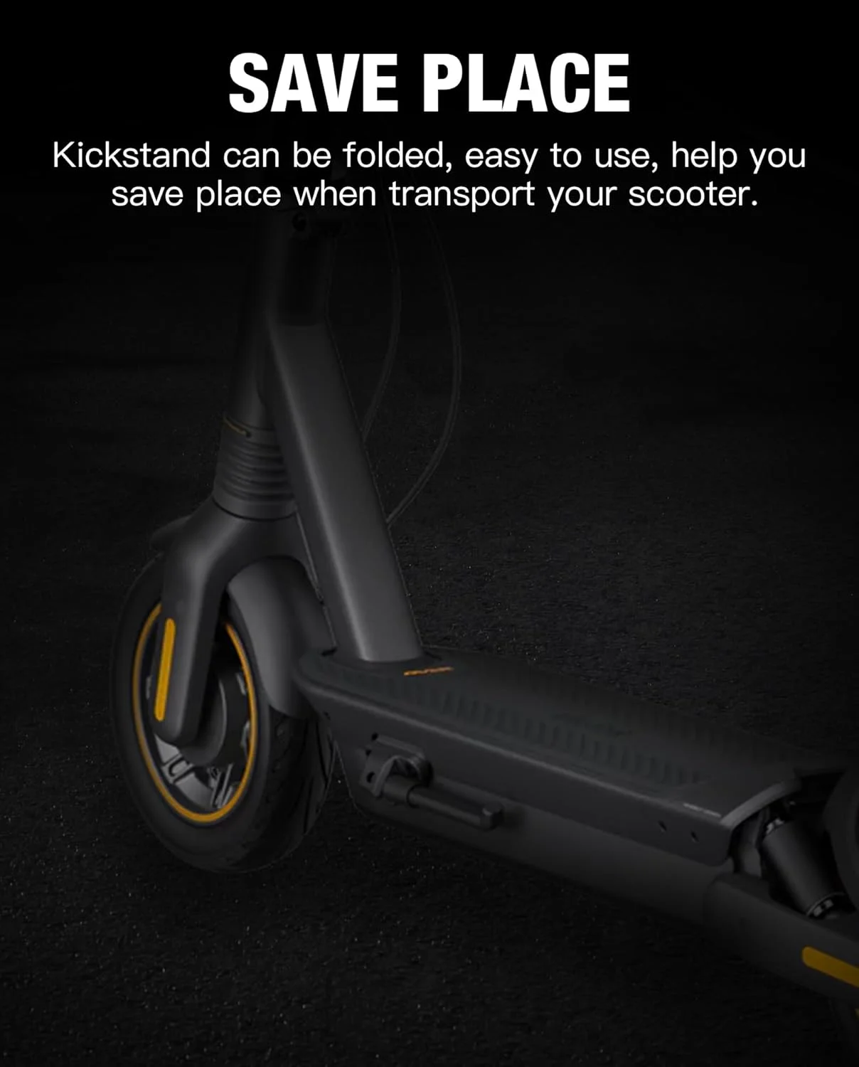 جک اسکوتر Stio سازگار با Ninebot by Segway MAX G2 G65 KickScooter، پایه جانبی آلیاژ آلومینیوم نگهدارنده پایه نگهدارنده اسکوتر لوازم جانبی اصلی