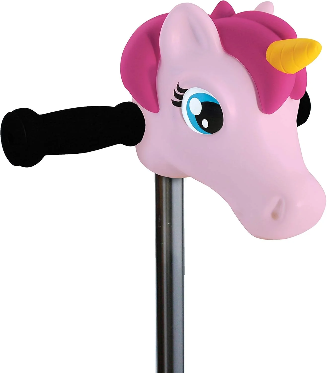 Scootaheadz - لوازم جانبی اسکوتر تک شاخ - شخصی سازی اسکوتر شما - سر اسکوتر برای کودکان 3 سال به بالا - لوازم جانبی عالی اسکوتر میکرو - هدیه برای دختران - اسباب بازی السا تک شاخ نعنایی