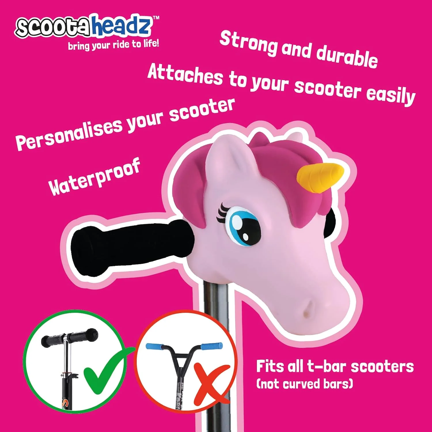 Scootaheadz - لوازم جانبی اسکوتر تک شاخ - شخصی سازی اسکوتر شما - سر اسکوتر برای کودکان 3 سال به بالا - لوازم جانبی عالی اسکوتر میکرو - هدیه برای دختران - اسباب بازی السا تک شاخ نعنایی Scootaheadz - لوازم جانبی اسکوتر تک شاخ - شخصی سازی اسکوتر شما - سر اسکوتر برای کودکان 3 سال به بالا - لوازم جانبی عالی اسکوتر میکرو - هدیه برای دختران - اسباب بازی السا تک شاخ نعنایی
