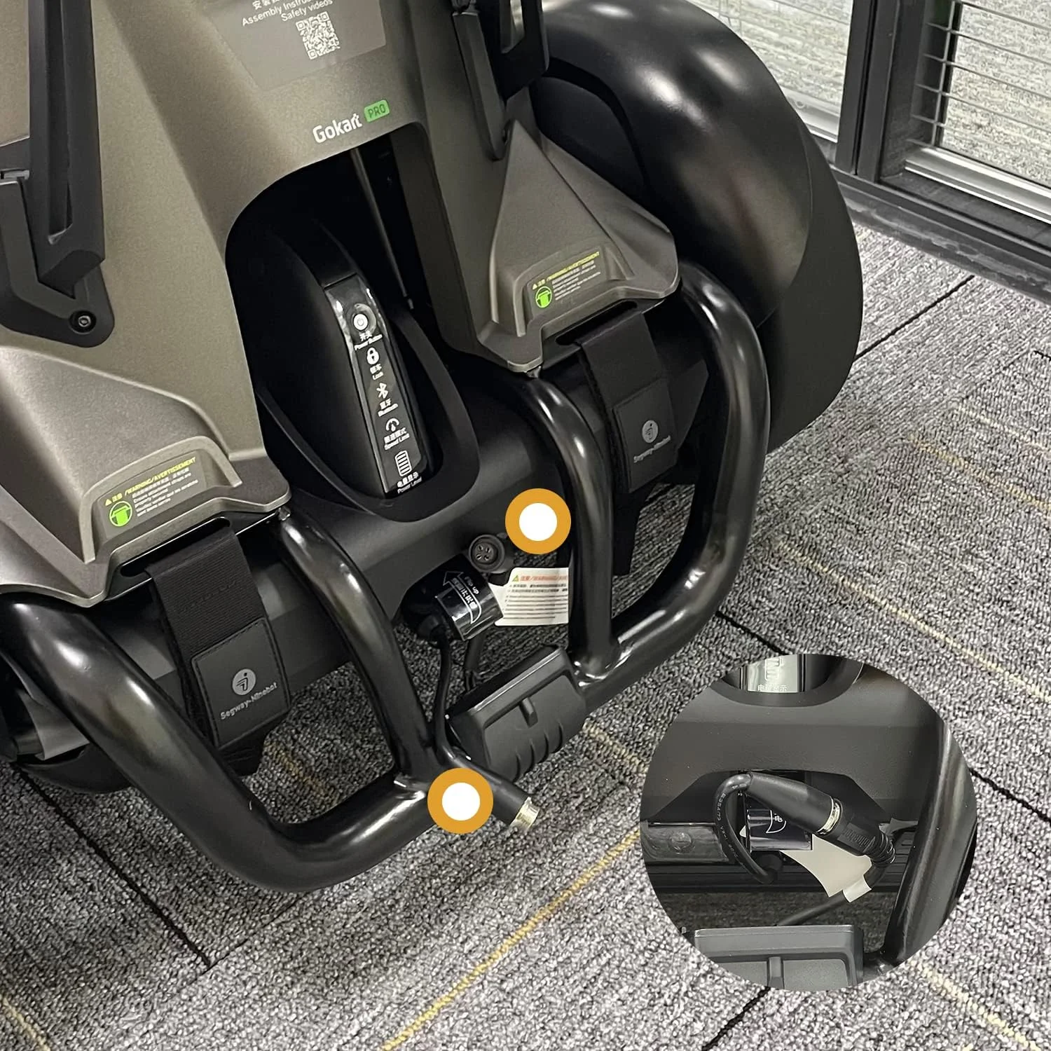 کابل افزایش طول برق سازگار با کیت کارتینگ Ninebot by Segway Go Kart PRO Ninebot S MAX/S/miniPRO لوازم جانبی کابل آداپتور افزایش طول اسکوتر