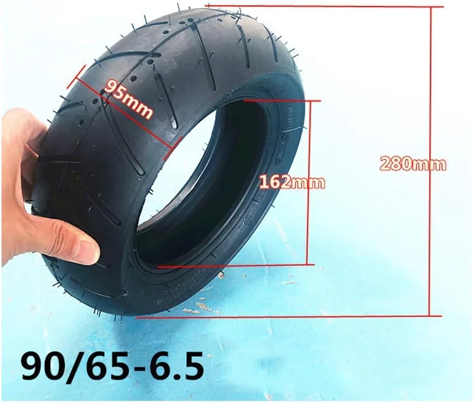 لاستیک اسکوتر برقی - 11 اینچ، 90/65-6.5 ضخیم شده، مقاوم در برابر سایش، لاستیک بادی ضد لغزش لاستیک اسکوتر برقی - 11 اینچ، 90/65-6.5 ضخیم شده، مقاوم در برابر سایش، لاستیک بادی ضد لغزش