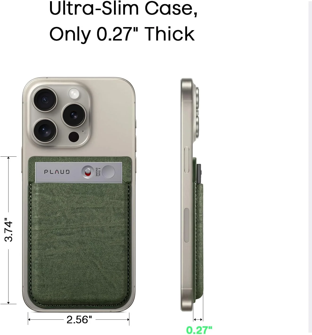 کاور مغناطیسی PLAUD برای ضبط کننده صدای هوش مصنوعی Note سازگار با ضبط کننده Note، قاب محافظ قابل حمل، سبز کاور مغناطیسی PLAUD برای ضبط کننده صدای هوش مصنوعی Note سازگار با ضبط کننده Note، قاب محافظ قابل حمل، سبز