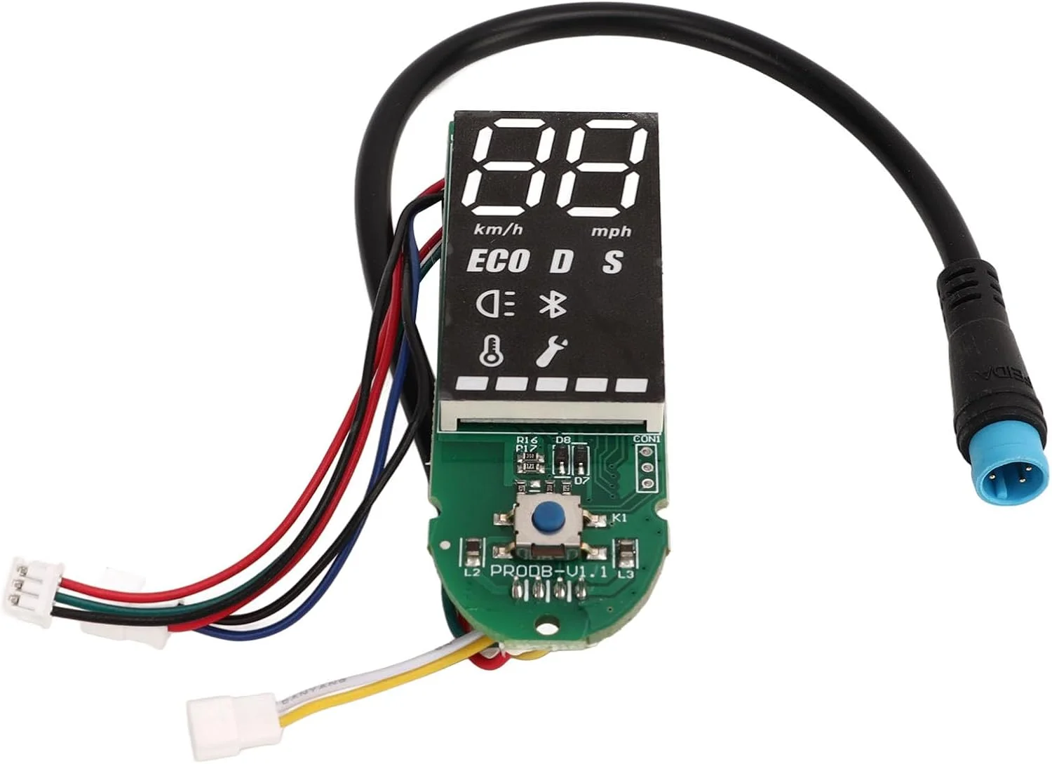 برد داشبورد اسکوتر برقی DAUB، جایگزینی برد مدار نمایشگر LCD، برد مدار بلوتوث، لوازم جانبی اصلاح قطعات تعمیر اسکوتر برقی برای Pro برد داشبورد اسکوتر برقی DAUB، جایگزینی برد مدار نمایشگر LCD، برد مدار بلوتوث، لوازم جانبی اصلاح قطعات تعمیر اسکوتر برقی برای Pro