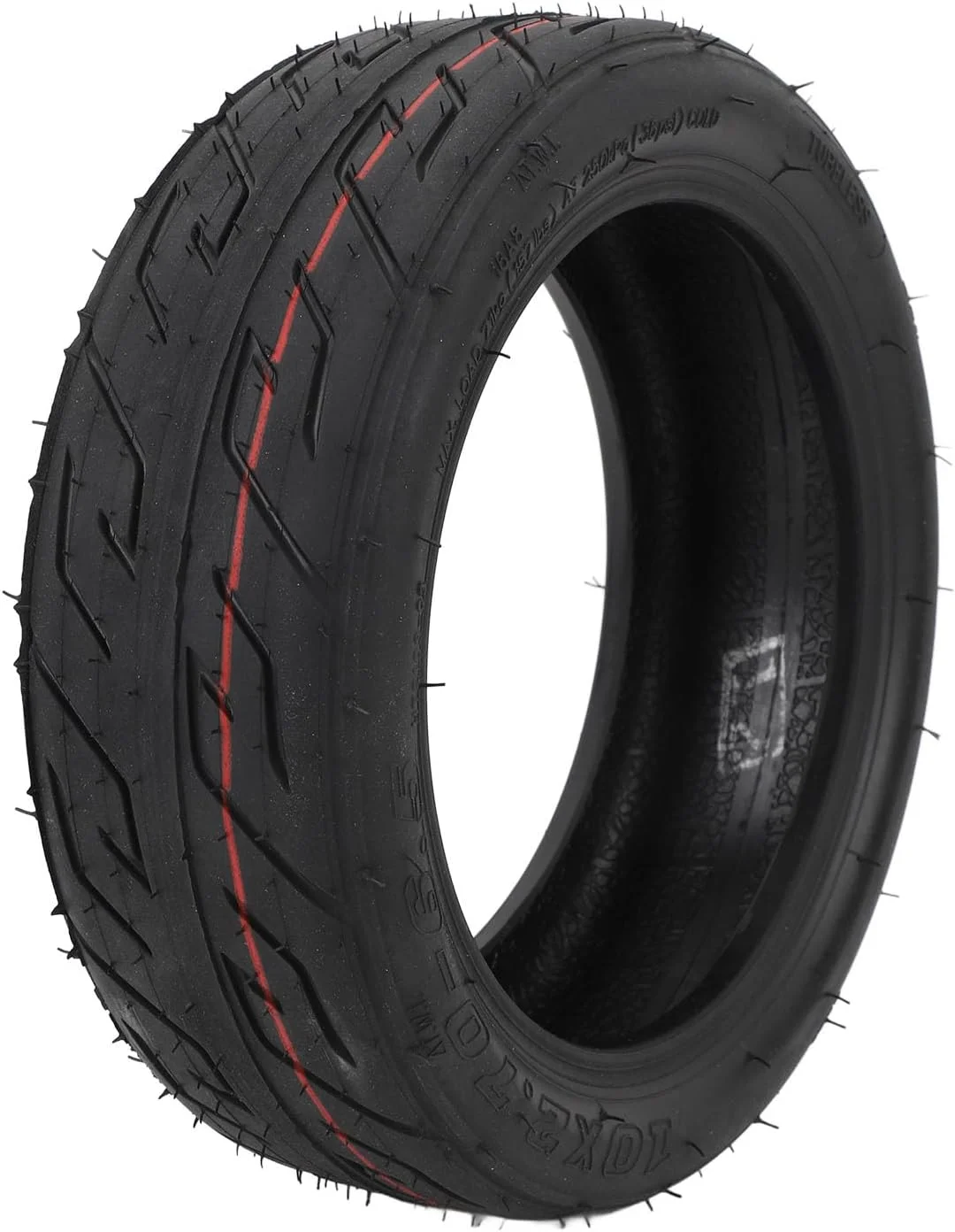 لاستیک تیوبلس Jiawu 10 X 2.70‑6.5 برای اسکوتر برقی، لاستیک های جایگزین چرخ جلو و عقب، ضد لغزش، مقاوم در برابر ضربه، لوازم جانبی اسکوتر برقی