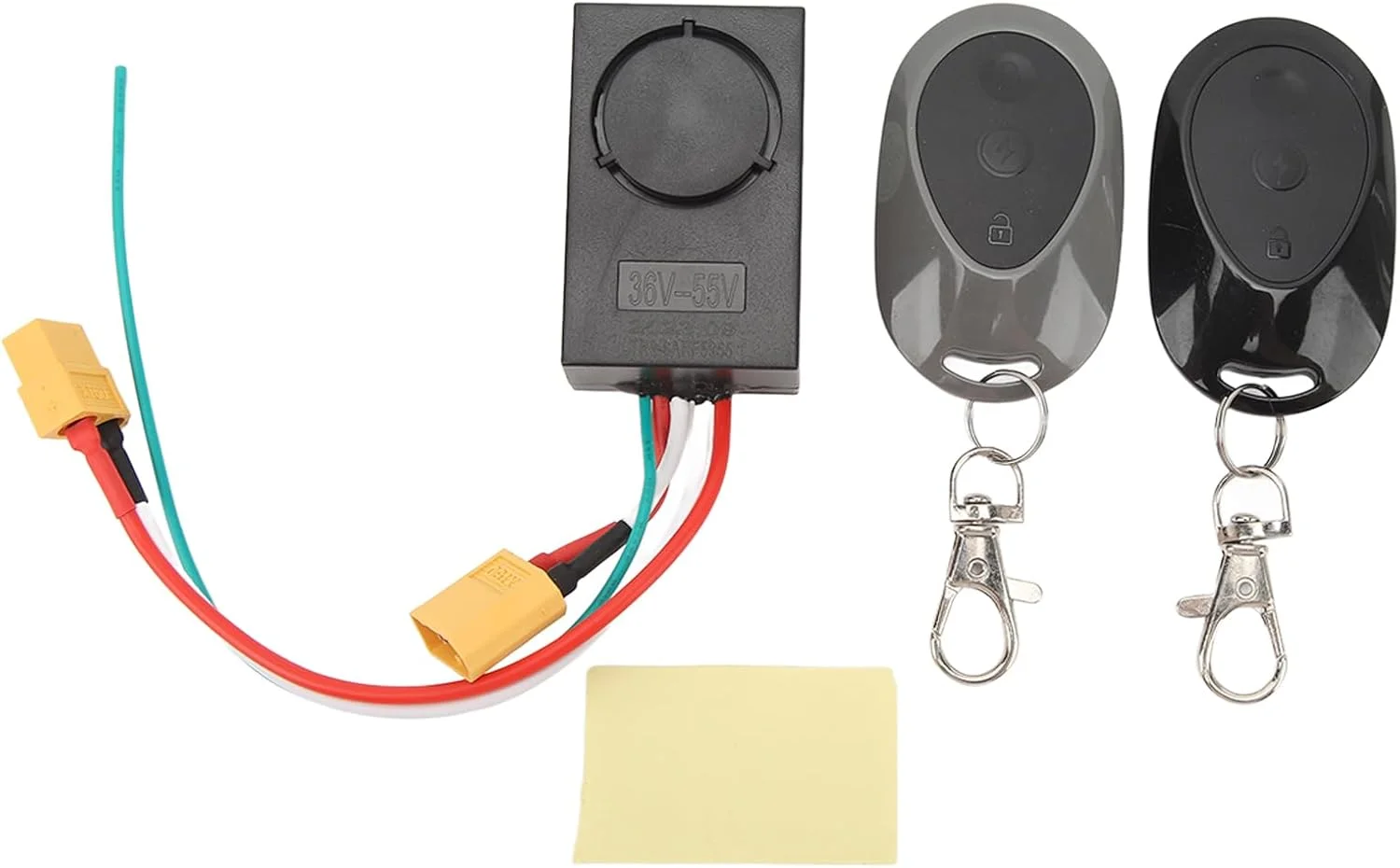 دزدگیر ضد سرقت 115dB TUWEI برای اسکوتر برقی G30، دزدگیر برقی با 2 ریموت کنترل برای رابط 36-55 ولت، لوازم جانبی سیستم امنیتی دستگاه ضد سرقت