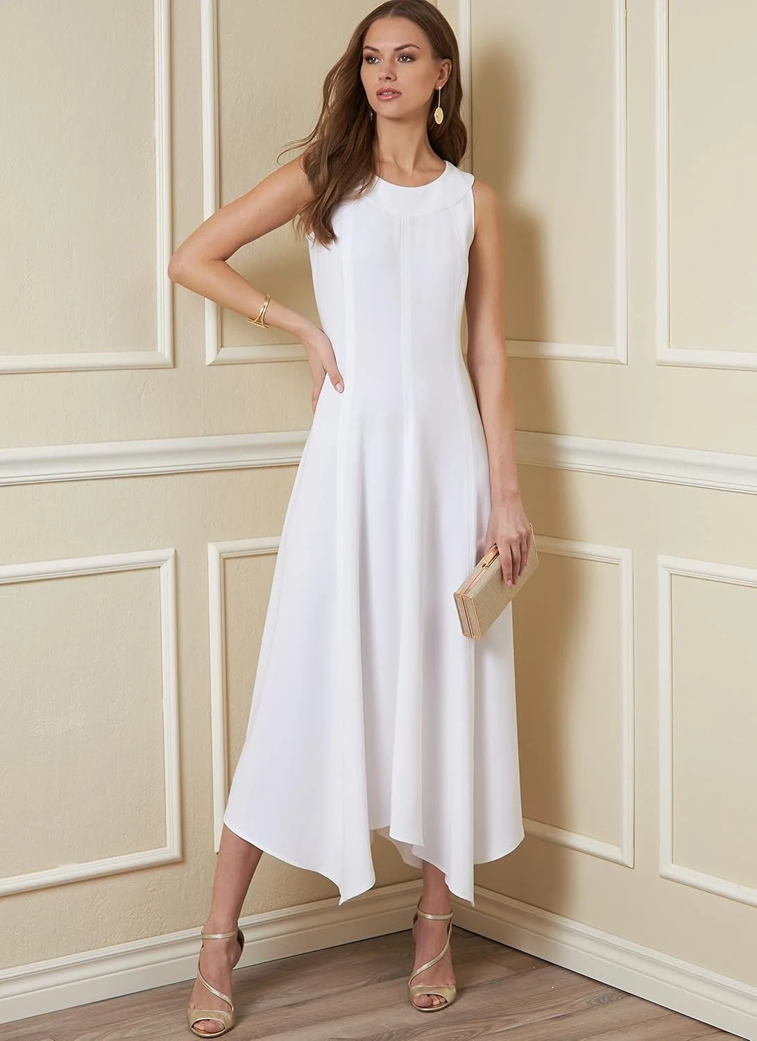 الگوهای Vogue، لباس زنانه Tom & Linda Platt، چند رنگ، 2 تکه