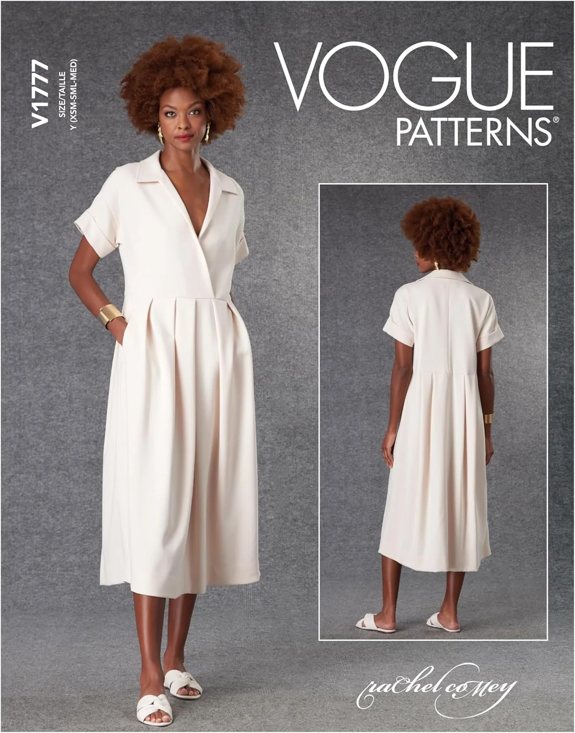 الگوهای Vogue V1777ZZ لباس زنانه ZZ (L-XL-XXL)