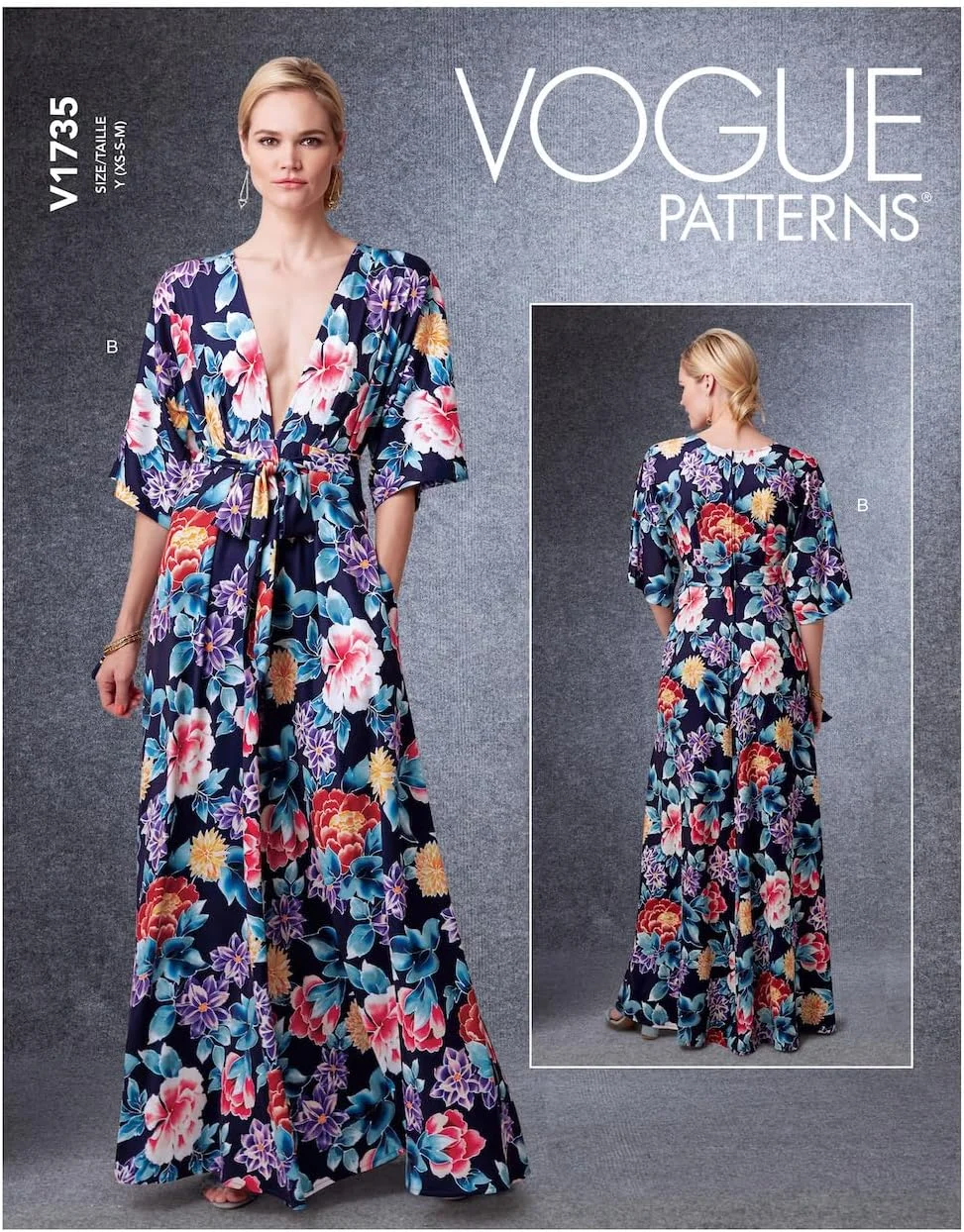 الگوهای Vogue V1735ZZ لباس زنانه، سفید، ZZ (L-XL-XXL)