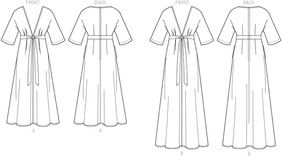 الگوهای Vogue V1735ZZ لباس زنانه، سفید، ZZ (L-XL-XXL)