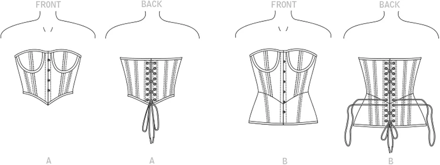 الگوهای Vogue V1876B5 لباس خواب زنانه B5 (8-10-12-14-16)