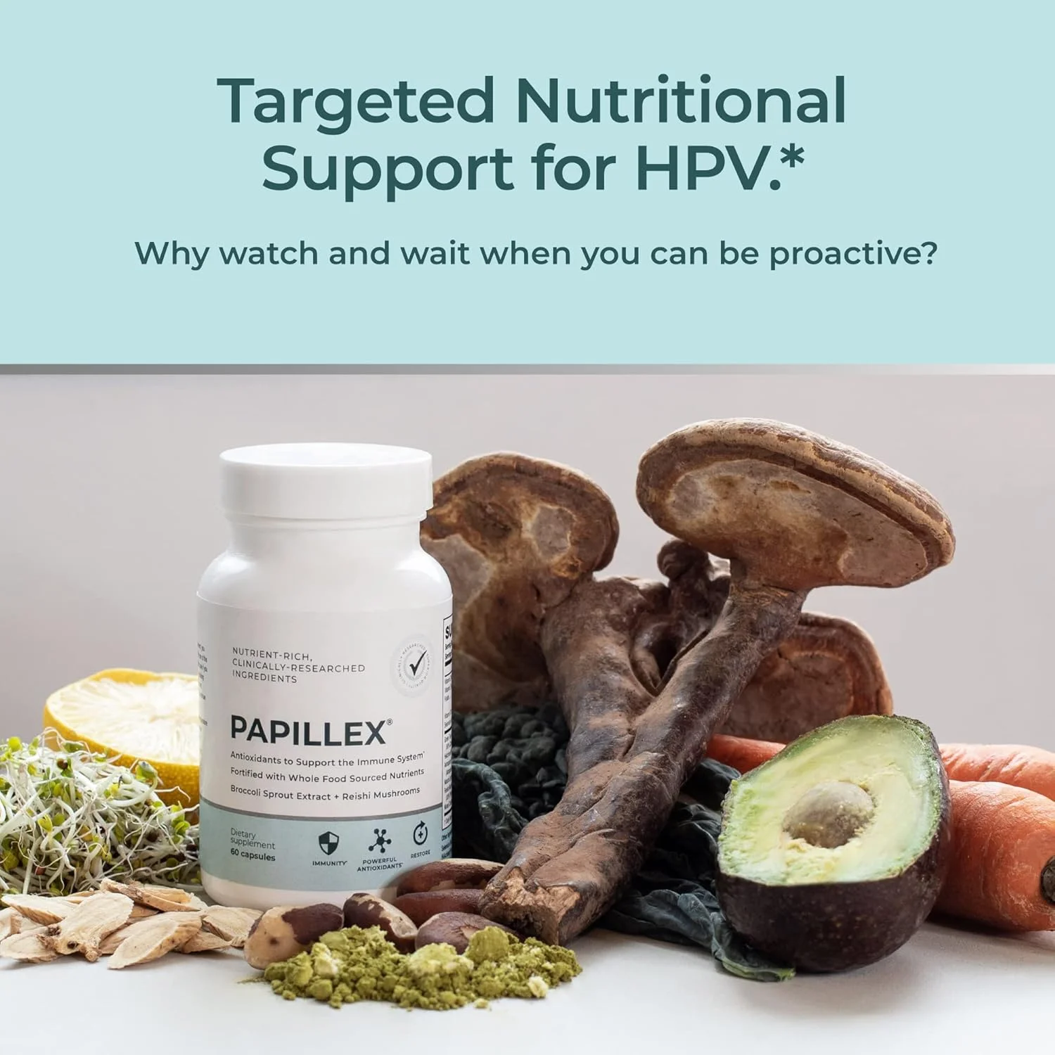 قرص مکمل غذایی پاپیلکس، پشتیبانی طبیعی از سیستم ایمنی - دفاع ایمنی - بهترین تقویت کننده سیستم ایمنی - ارگانیک، بطری 60 کپسولی (بسته 3 عددی) قرص مکمل غذایی پاپیلکس، پشتیبانی طبیعی از سیستم ایمنی - دفاع ایمنی - بهترین تقویت کننده سیستم ایمنی - ارگانیک، بطری 60 کپسولی (بسته 3 عددی)