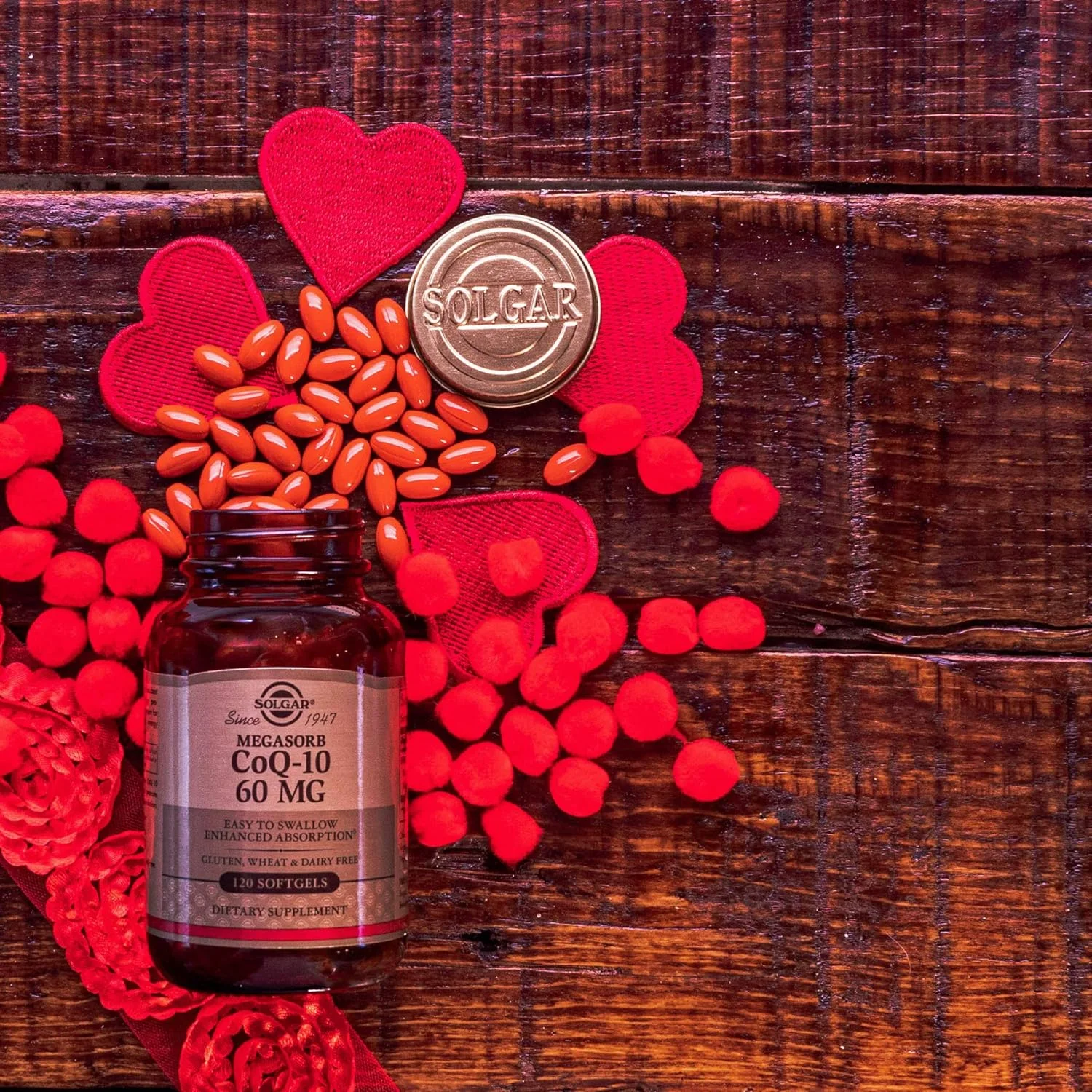 سافت ژل کوآنزیم کیو 10 مگاسورب 600 میلی گرمی سولگار | 30 عدد | آنتی اکسیدان با جذب بالا برای سلامت کلی | فاقد گلوتن، غیر تراریخته | مکمل غذایی