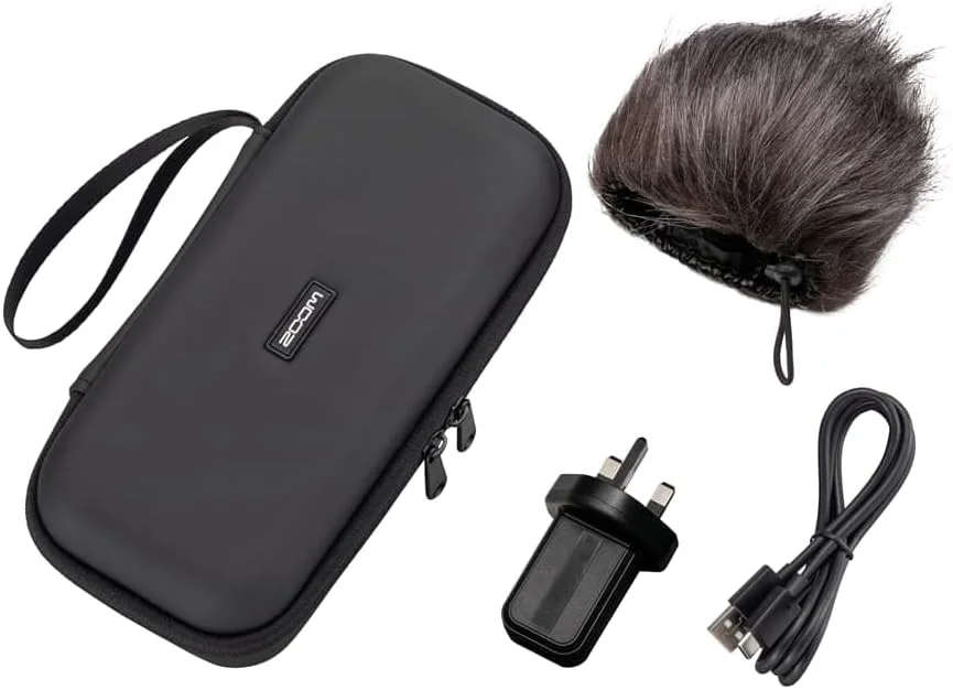 پک لوازم جانبی ZOOM APH-6e برای ضبط کننده دستی H6essential – کیت کامل با محافظ باد، آداپتور برق، کیف، کابل USB-C – برای ضبط صدای موبایل – نسخه انگلستان – مشکی پک لوازم جانبی ZOOM APH-6e برای ضبط کننده دستی H6essential – کیت کامل با محافظ باد، آداپتور برق، کیف، کابل USB-C – برای ضبط صدای موبایل – نسخه انگلستان – مشکی