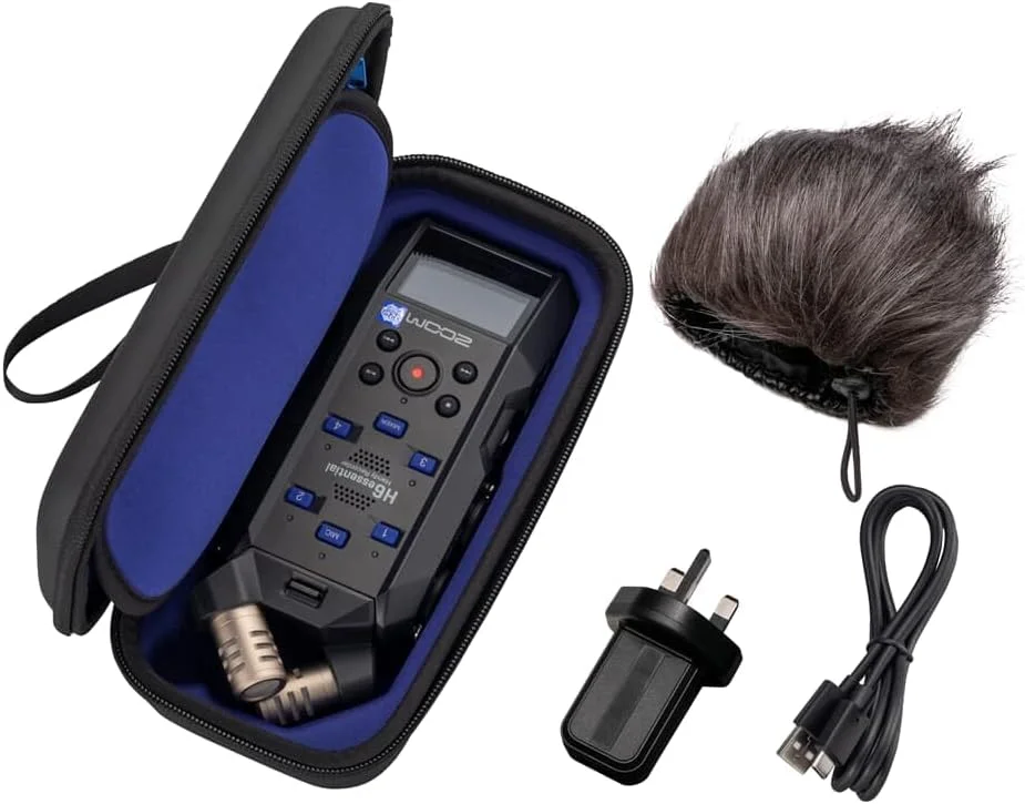 پک لوازم جانبی ZOOM APH-6e برای ضبط کننده دستی H6essential – کیت کامل با محافظ باد، آداپتور برق، کیف، کابل USB-C – برای ضبط صدای موبایل – نسخه انگلستان – مشکی پک لوازم جانبی ZOOM APH-6e برای ضبط کننده دستی H6essential – کیت کامل با محافظ باد، آداپتور برق، کیف، کابل USB-C – برای ضبط صدای موبایل – نسخه انگلستان – مشکی