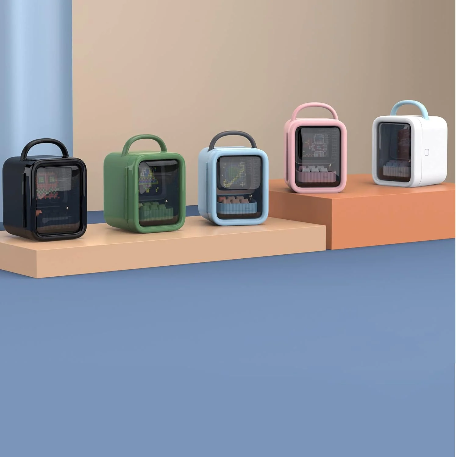 اسپیکر بلوتوثی قابل حمل Divoom Ditoo با صفحه نمایش LED 16X16 و کنترل از طریق اپلیکیشن - آبی اسپیکر بلوتوثی قابل حمل Divoom Ditoo با صفحه نمایش LED 16X16 و کنترل از طریق اپلیکیشن - آبی