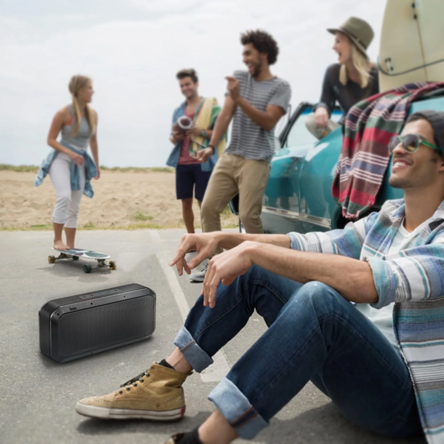اسپیکر بلوتوثی مهمانی دیووم Voombox - مشکی اسپیکر بلوتوثی مهمانی دیووم Voombox - مشکی