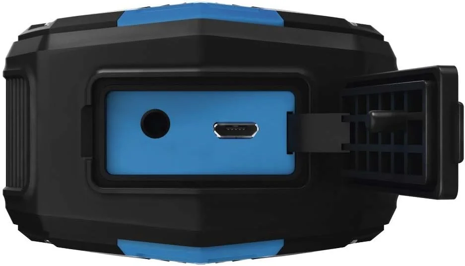 اسپیکر بلوتوثی قابل حمل هاما Rockman-L - مشکی/آبی، 173112 اسپیکر بلوتوثی قابل حمل هاما Rockman-L - مشکی/آبی، 173112