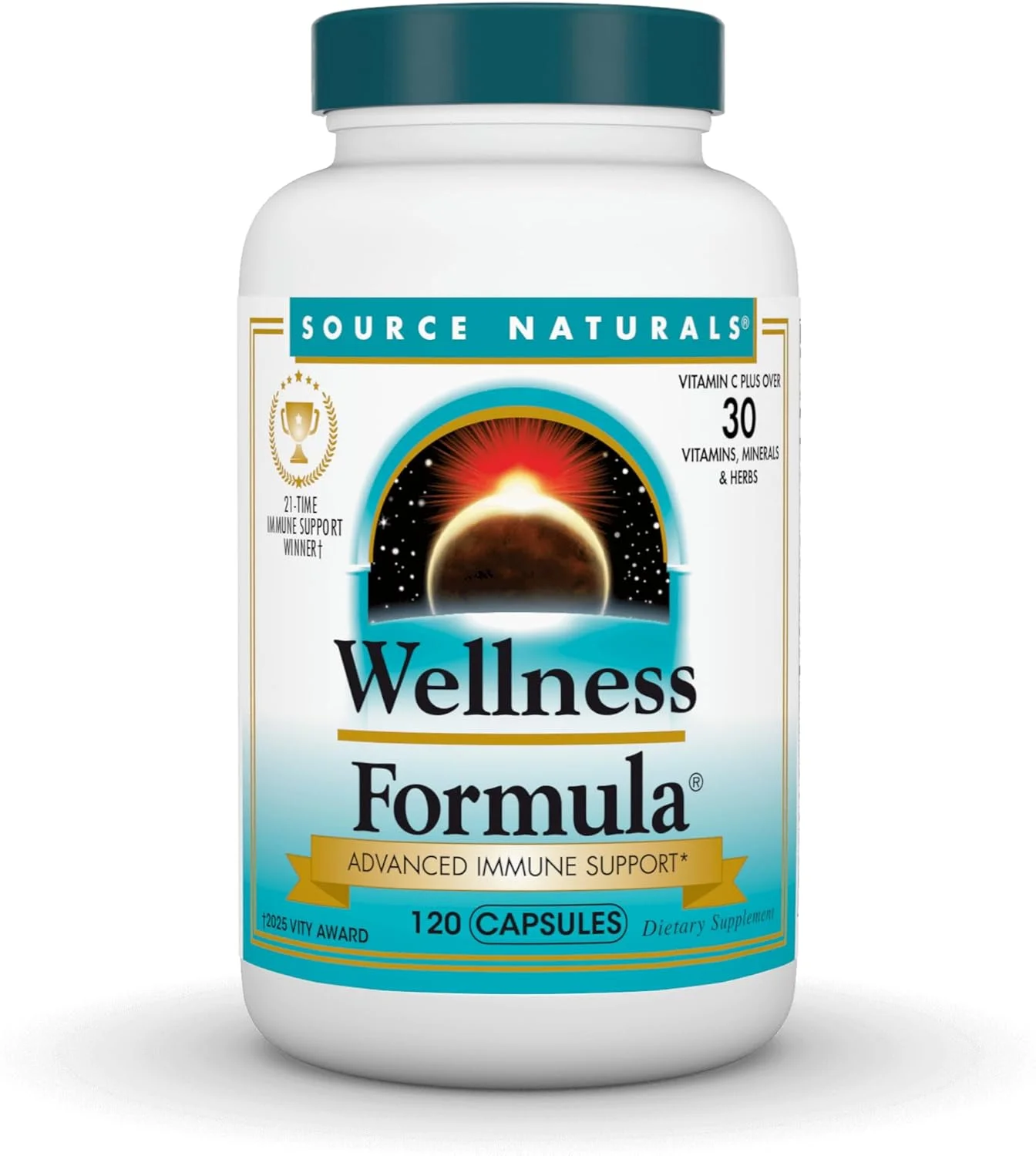 فرمول Wellness سورس نچرالز، کمپلکس دفاع گیاهی، 120 کپسول