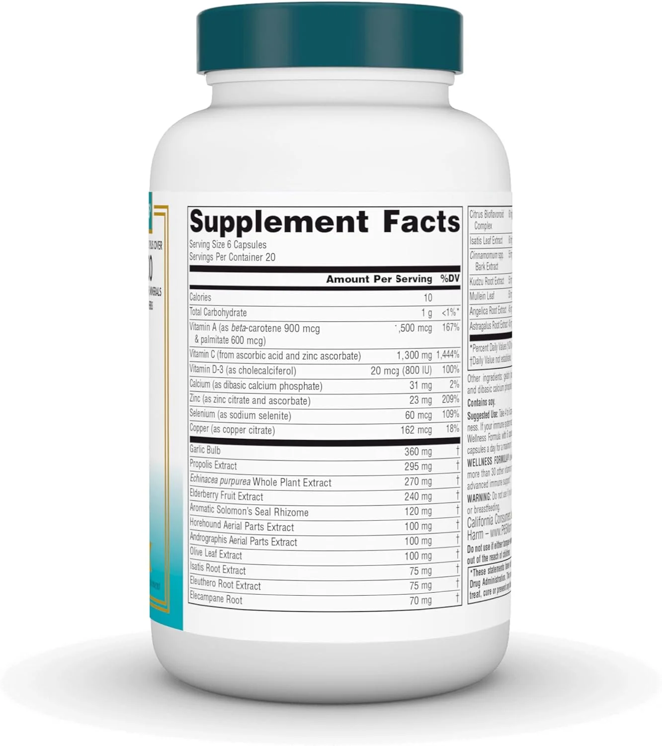 سورس نچرالز، فرمول سلامتی، ویتامین ها و دفاع گیاهی برای تقویت سیستم ایمنی - مکمل غذایی و تقویت کننده ایمنی - 120 کپسول سورس نچرالز، فرمول سلامتی، ویتامین ها و دفاع گیاهی برای تقویت سیستم ایمنی - مکمل غذایی و تقویت کننده ایمنی - 120 کپسول