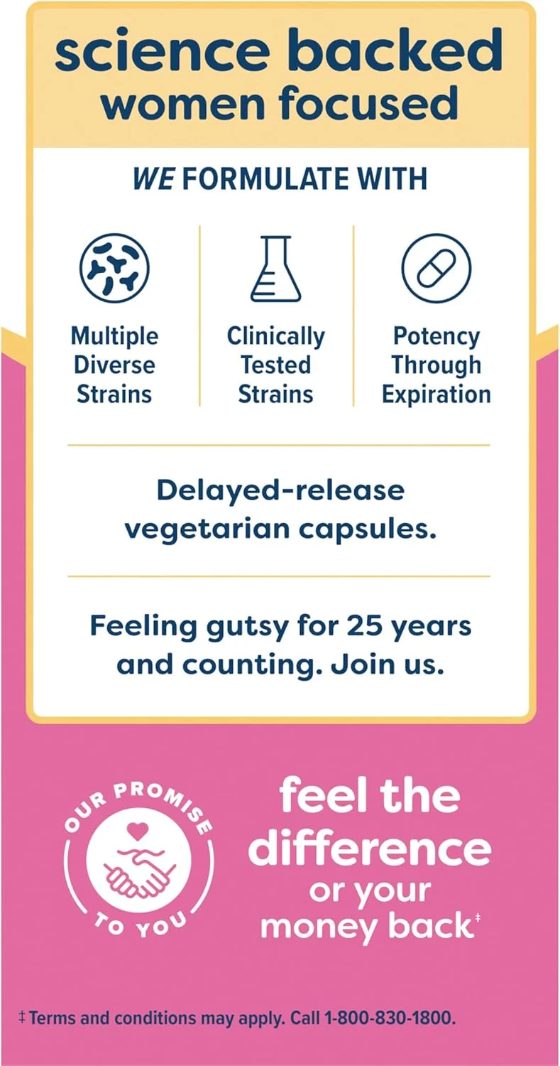 رنیو لایف پروبیوتیک زنان 50 میلیارد تضمینی، مکمل پروبیوتیک، 12 سویه، ماندگاری در قفسه، بدون گلوتن، لبنیات و سویا، 30 کپسول، مخصوص بانوان رنیو لایف پروبیوتیک زنان 50 میلیارد تضمینی، مکمل پروبیوتیک، 12 سویه، ماندگاری در قفسه، بدون گلوتن، لبنیات و سویا، 30 کپسول، مخصوص بانوان