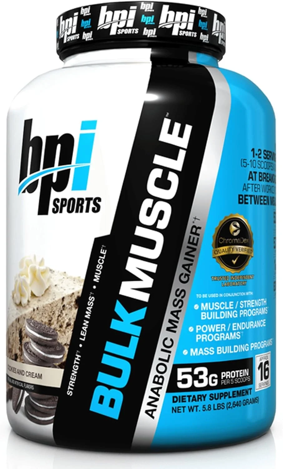 پودر پروتئین عضله ساز BPI Sports، طعم وانیل خامه ای، 2.6 کیلوگرم پودر پروتئین عضله ساز BPI Sports، طعم وانیل خامه ای، 2.6 کیلوگرم