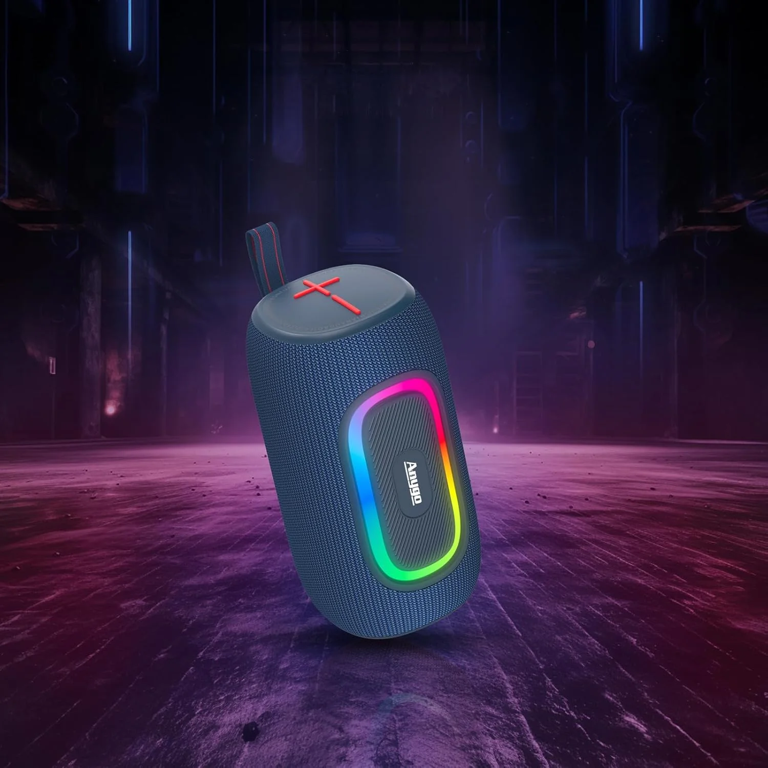 اسپیکر بی سیم گرین لاین Pristone Pro با ظرفیت 1500mAh، بلوتوث V5.2، ضد آب IPX6، 7 ساعت زمان کار، بیس اضافی، نورهای RGB، پشتیبانی از کارت FM TF و USB، قابل حمل و آسان برای حمل (آبی) اسپیکر بی سیم گرین لاین Pristone Pro با ظرفیت 1500mAh، بلوتوث V5.2، ضد آب IPX6، 7 ساعت زمان کار، بیس اضافی، نورهای RGB، پشتیبانی از کارت FM TF و USB، قابل حمل و آسان برای حمل (آبی)