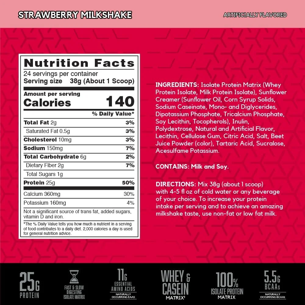 پودر پروتئین ایزوله SYNTHA-6 بی اس ان، پودر پروتئین توت فرنگی با پروتئین وی ایزوله، پروتئین شیر ایزوله، طعم: میلک شیک توت فرنگی، 24 سروینگ (بسته بندی ممکن است متفاوت باشد) پودر پروتئین ایزوله SYNTHA-6 بی اس ان، پودر پروتئین توت فرنگی با پروتئین وی ایزوله، پروتئین شیر ایزوله، طعم: میلک شیک توت فرنگی، 24 سروینگ (بسته بندی ممکن است متفاوت باشد)