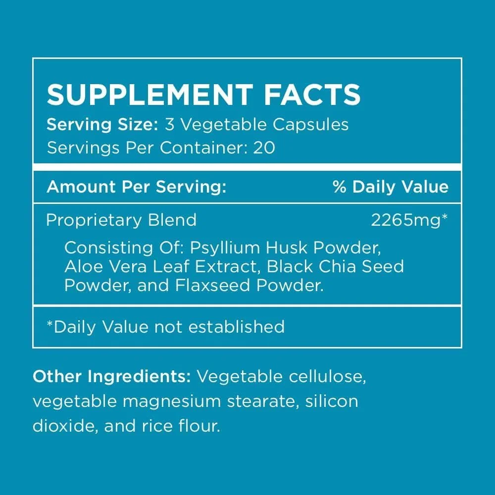 پیور فور من - مکمل فیبر پاک کننده وگان اورجینال، 60 کپسول - فرمول اختصاصی اثبات شده