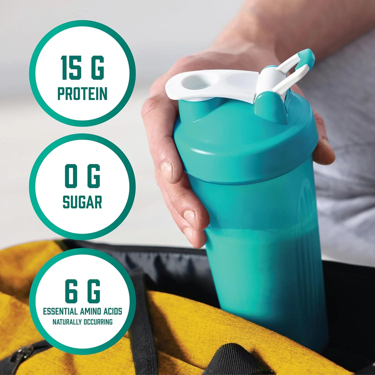 NOW Sports Nutrition، پروتئین نخود فرنگی ارگانیک تایید شده، 15 گرم، پودر بدون طعم، 1.5 پوند