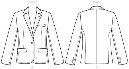 الگوهای خیاطی کت رسمی زنانه و مردانه شرکت مک کالز، طراحی شده توسط ملیسا واتسون برای پالمر/پلتش، سایزهای XL-XXXL، XXL، سفید الگوهای خیاطی کت رسمی زنانه و مردانه شرکت مک کالز، طراحی شده توسط ملیسا واتسون برای پالمر/پلتش، سایزهای XL-XXXL، XXL، سفید