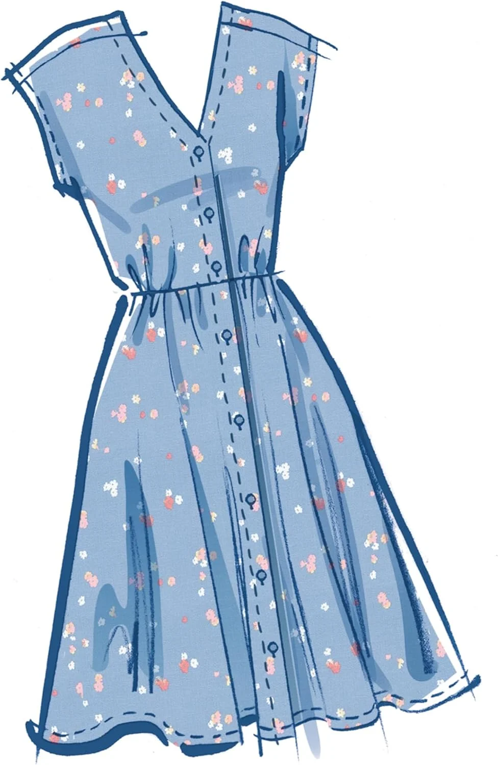 الگوی خیاطی McCall's M8477Y5 برای خانم ها، پیراهن های دکمه دار Y5 (سایز 18-20-22-24-26) الگوی خیاطی McCall's M8477Y5 برای خانم ها، پیراهن های دکمه دار Y5 (سایز 18-20-22-24-26)