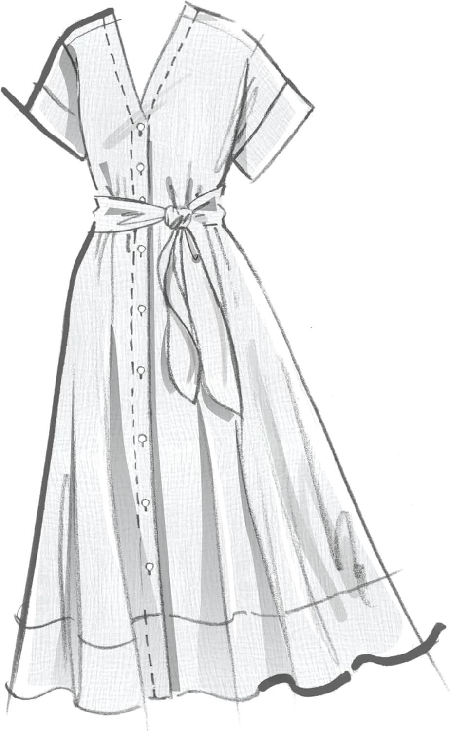 الگوی خیاطی McCall's M8477Y5 برای خانم ها، پیراهن های دکمه دار Y5 (سایز 18-20-22-24-26) الگوی خیاطی McCall's M8477Y5 برای خانم ها، پیراهن های دکمه دار Y5 (سایز 18-20-22-24-26)